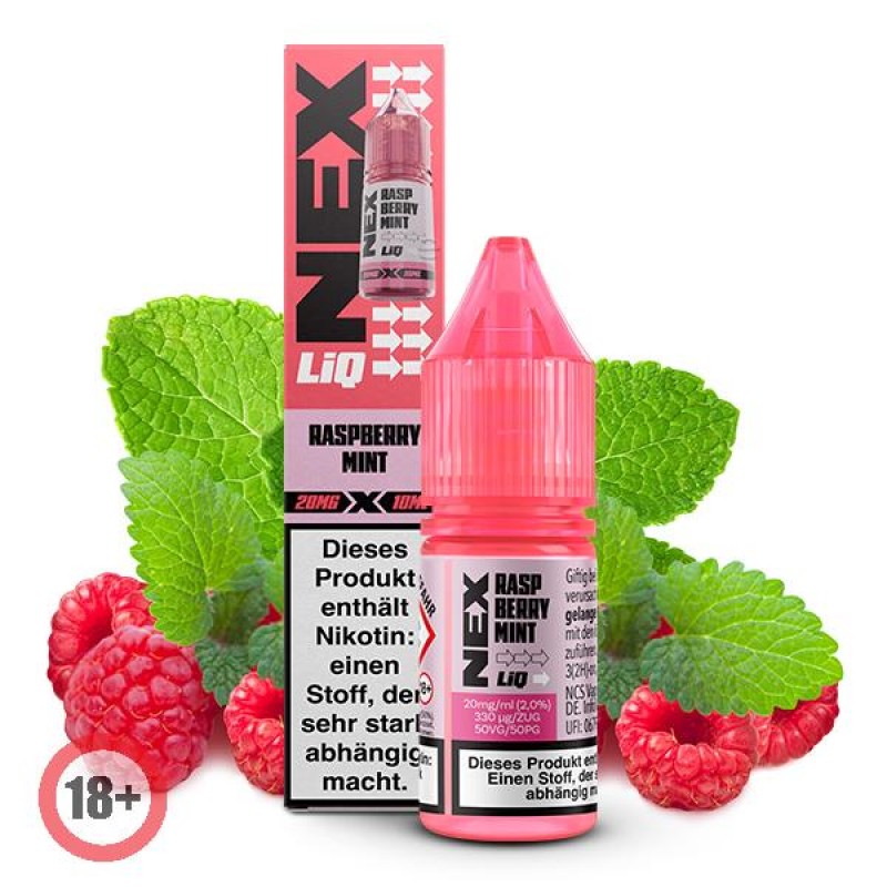 Pod Salt Nexliq Raspberry Mint Nikotinsalz Liquid ...