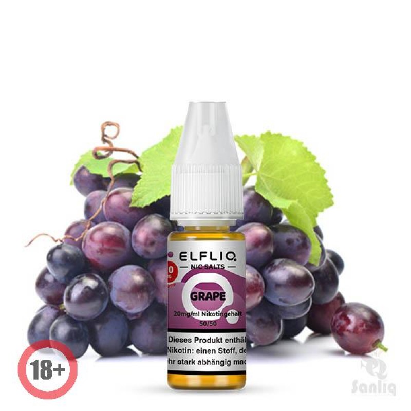 Elfbar Elfliq Grape Nikotinsalz Liquid 10ml 20mg