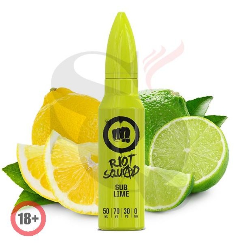 Riot Squad Sub Lime Liquid 50ml 0mg