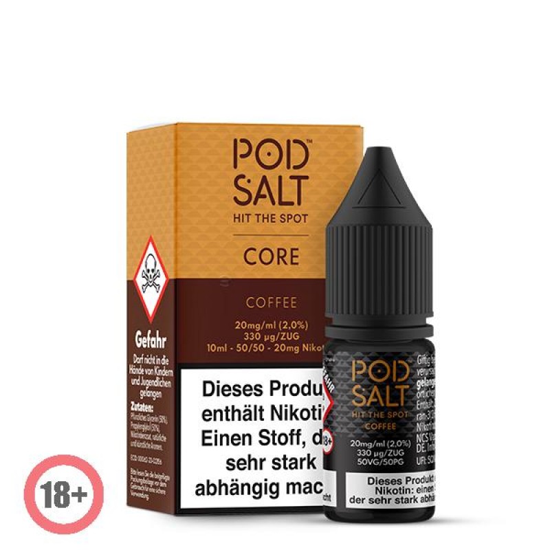 Pod Salt Coffee Nikotinsalz Liquid 10ml 20mg