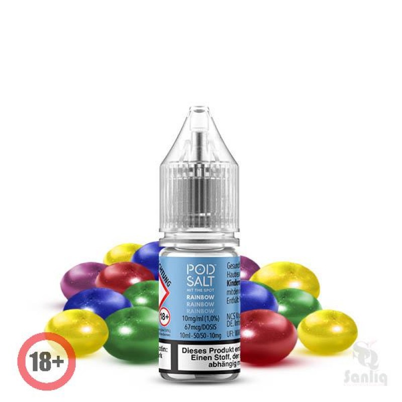 Pod Salt XTRA Rainbow Nikotinsalz Liquid 10ml 10mg