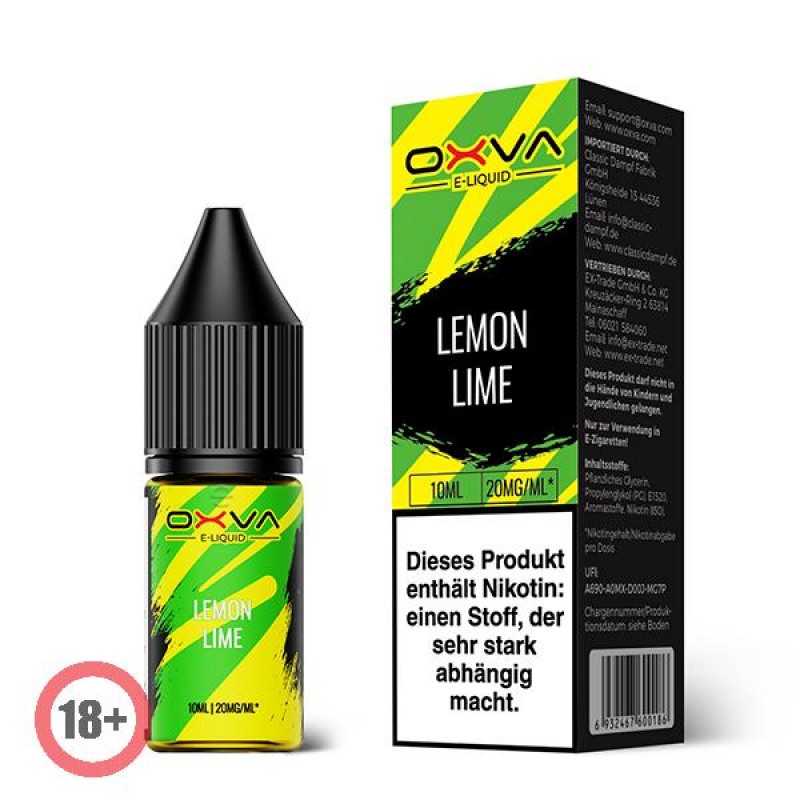 Oxva Lemon Lime Nikotinsalz Liquid 10ml 20mg