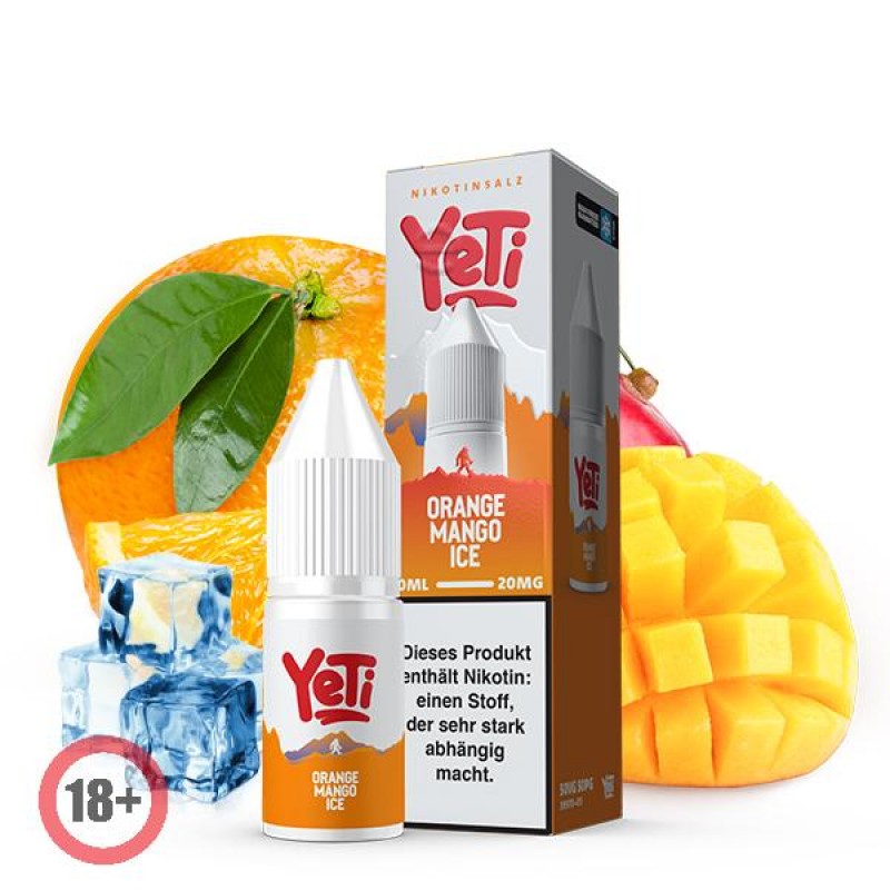 Yeti Summit Orange Mango Ice Nikotinsalz Liquid 10...
