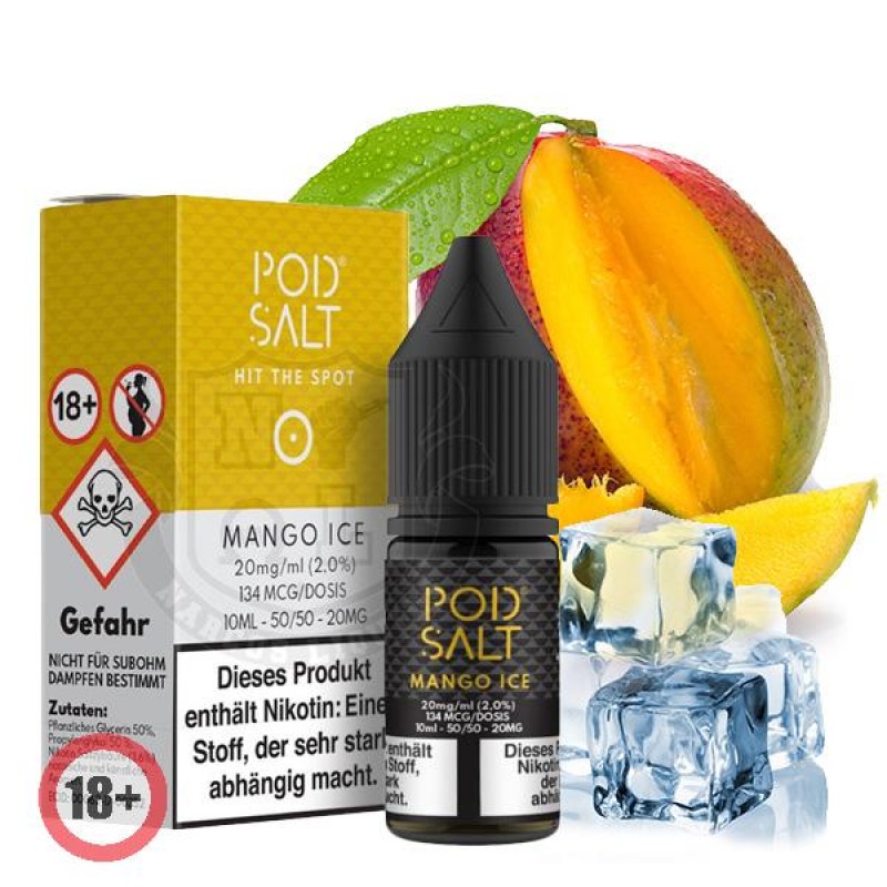 Pod Salt Mango Ice Nikotinsalz Liquid 10ml 20mg