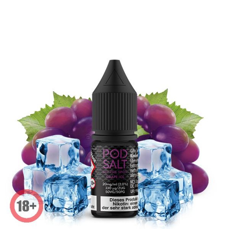 Pod Salt Grape Ice Nikotinsalz Liquid 10ml 20mg