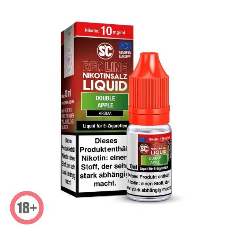 SC RED LINE Double Apple Nikotinsalz Liquid 10ml 1...