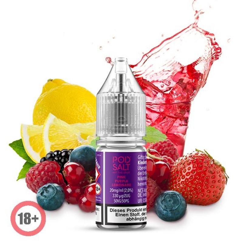 Pod Salt XTRA Pink Purple Lemonade Nikotinsalz Liq...