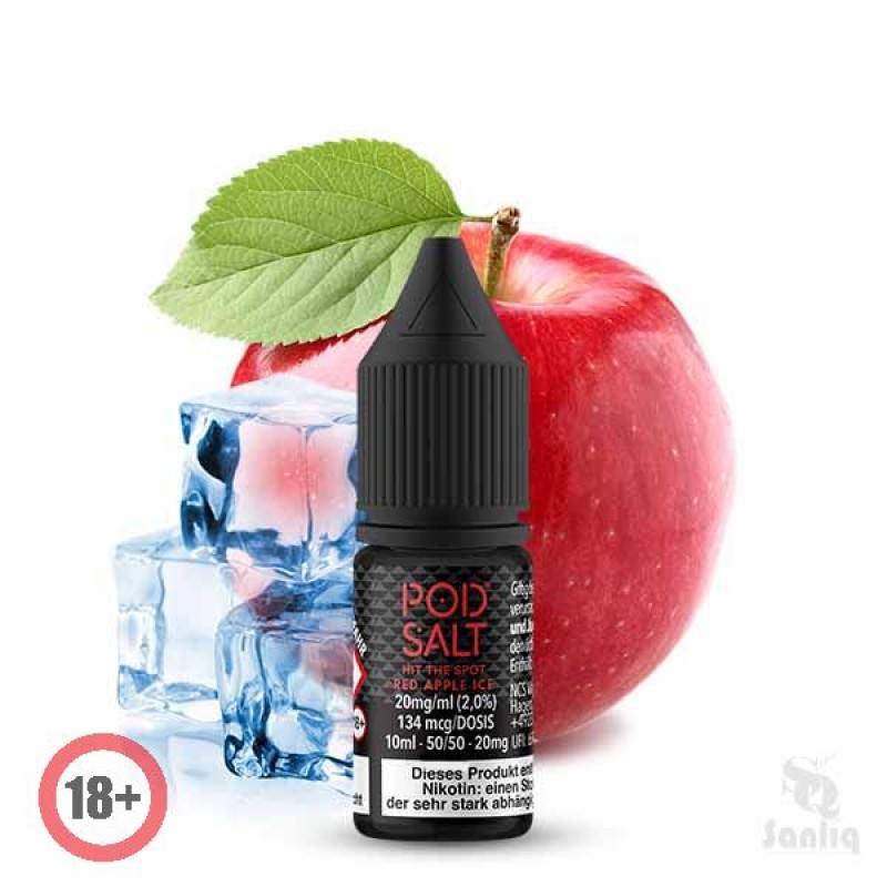 Pod Salt Red Apple Ice Nikotinsalz Liquid 10ml 20m...