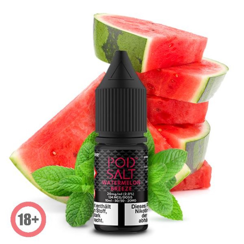 Pod Salt Watermelon Breeze Nikotinsalz Liquid 10ml...