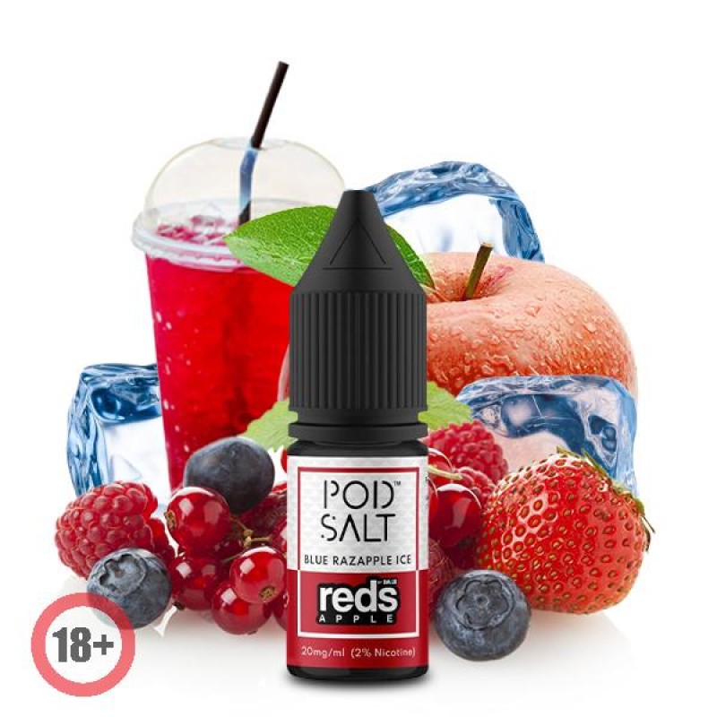 Pod Salt Blue Razapple Ice Nikotinsalz Liquid 10ml...