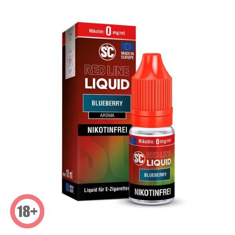 SC RED LINE Blueberry Liquid 10ml 0mg