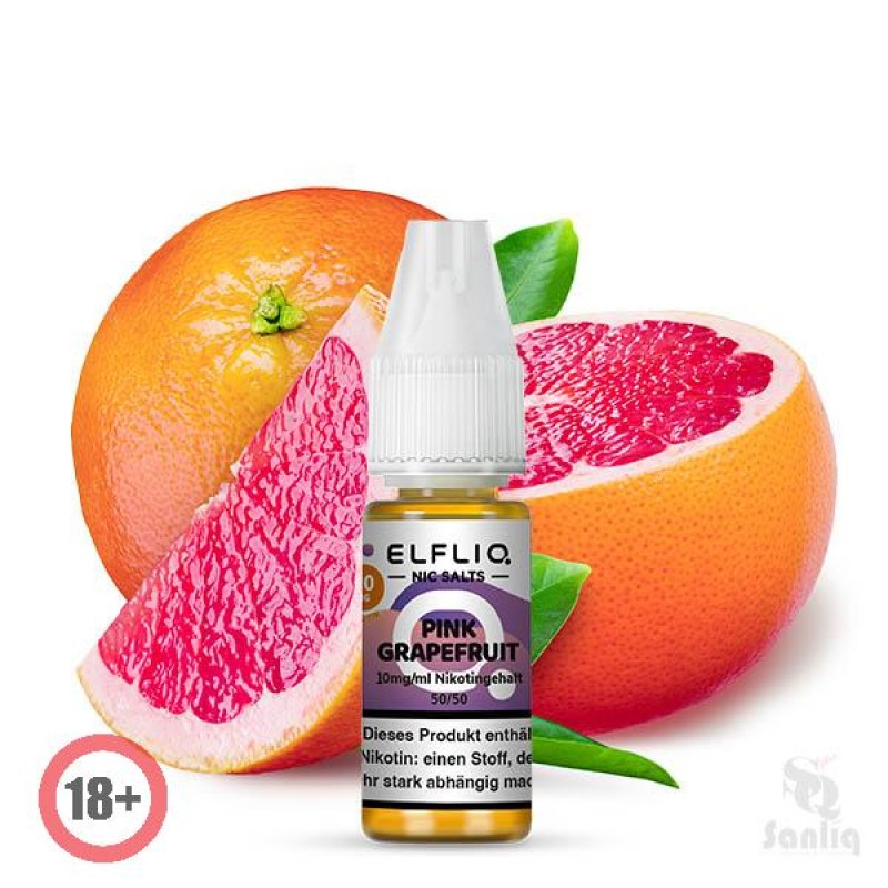 Elfbar Elfliq Pink Grapefruit Nikotinsalz Liquid 1...