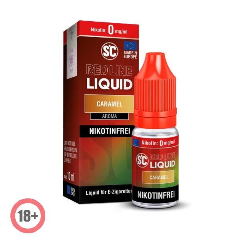 SC RED LINE Caramel Liquid 10ml 0mg