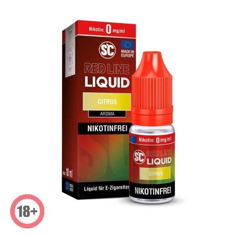 SC RED LINE Citrus Liquid 10ml 0mg