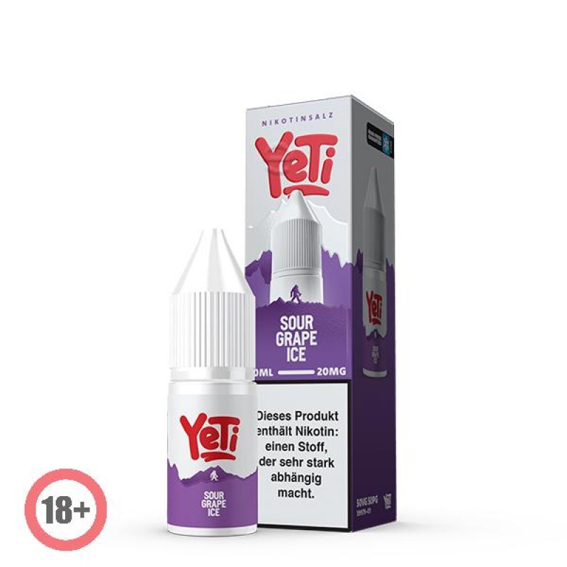 Yeti Summit Sour Grape Ice Nikotinsalz Liquid 10ml 20mg