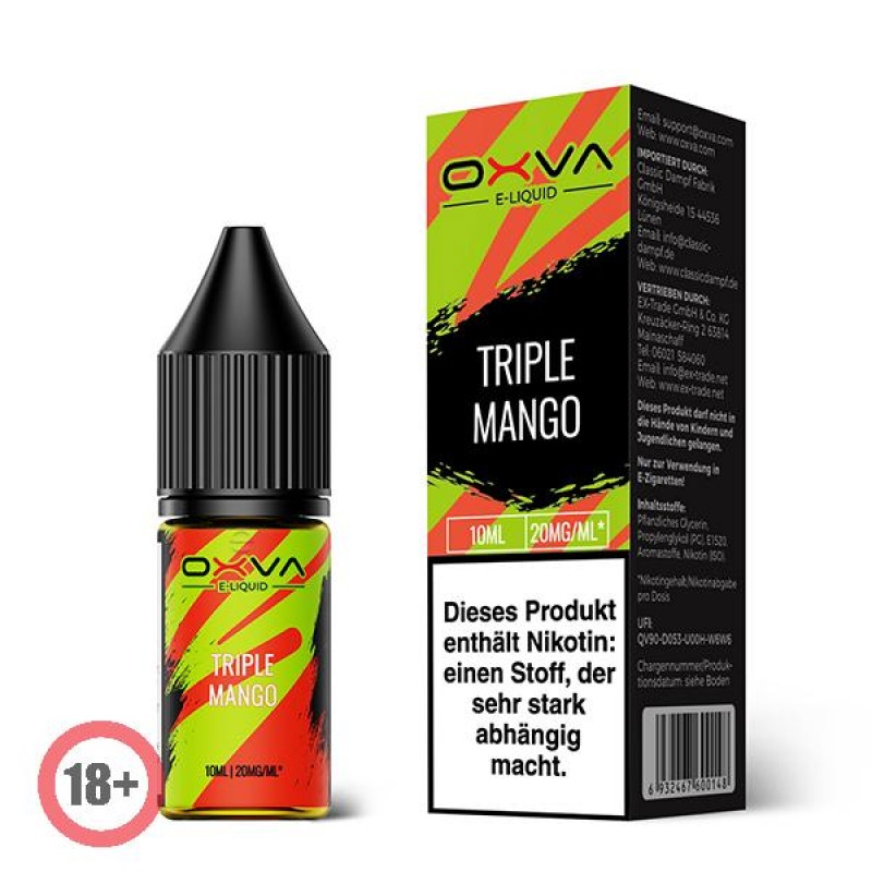 Oxva Triple Mango Nikotinsalz Liquid 10ml 10mg
