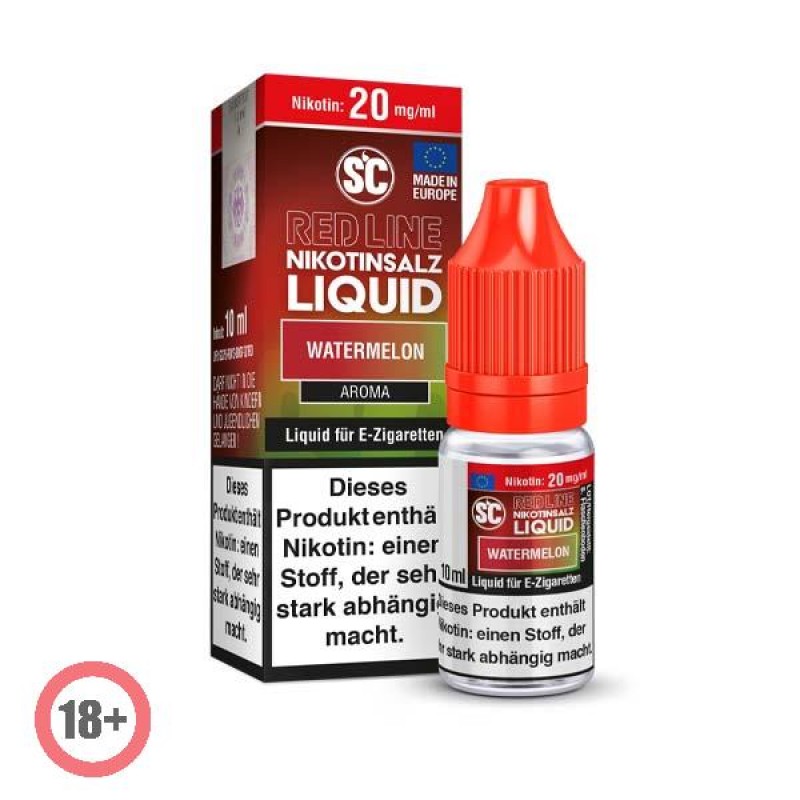 SC RED LINE Watermelon Nikotinsalz Liquid 10ml 20m...