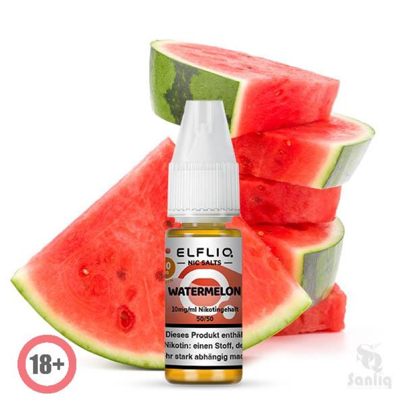 Elfbar Elfliq Watermelon Nikotinsalz Liquid 10ml 1...
