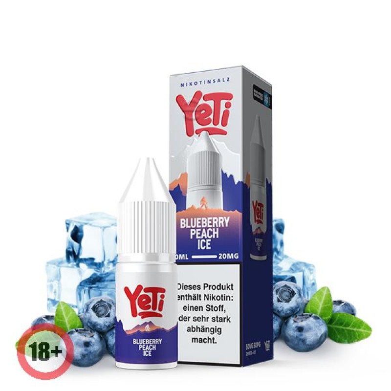 Yeti Summit Blueberry Peach Ice Nikotinsalz Liquid...