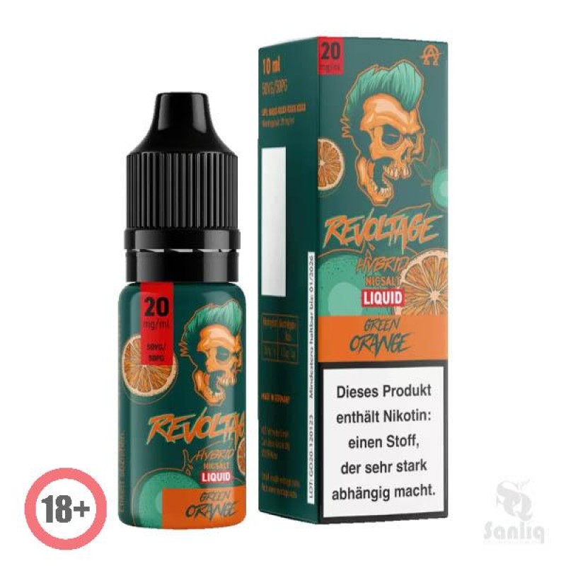 Revoltage Green Orange Hybrid Nikotinsalz Liquid 1...