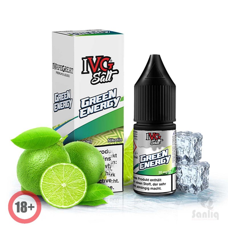 IVG CHRUSHED Green Energy Nikotinsalz Liquid 10ml