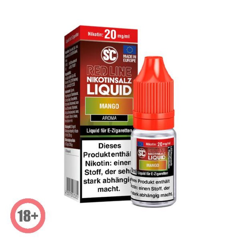 SC RED LINE Mango Nikotinsalz Liquid 10ml 20mg