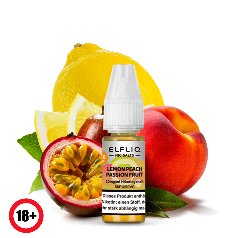 Elfbar Elfliq Lemon Peach Passion Fruit Nikotinsal...