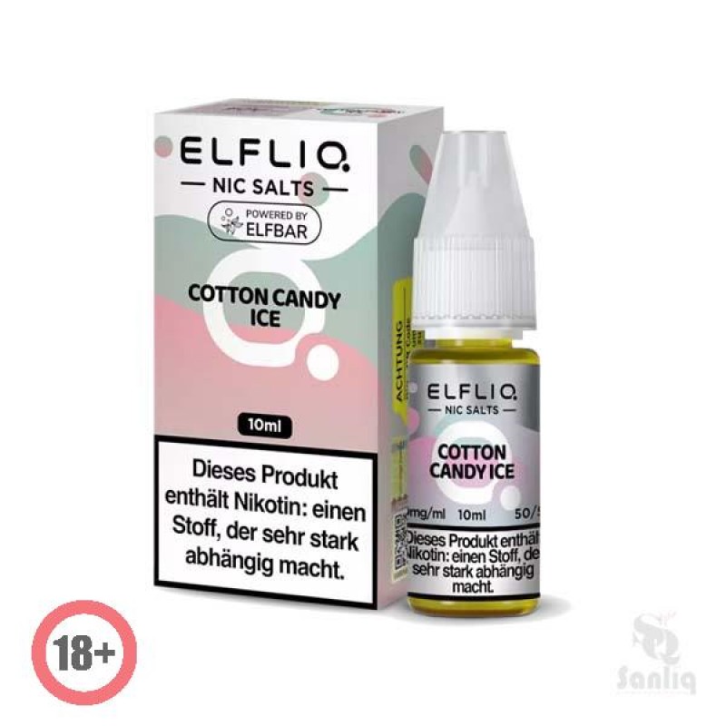 Elfbar Elfliq Cotton Candy Ice Nikotinsalz Liquid ...