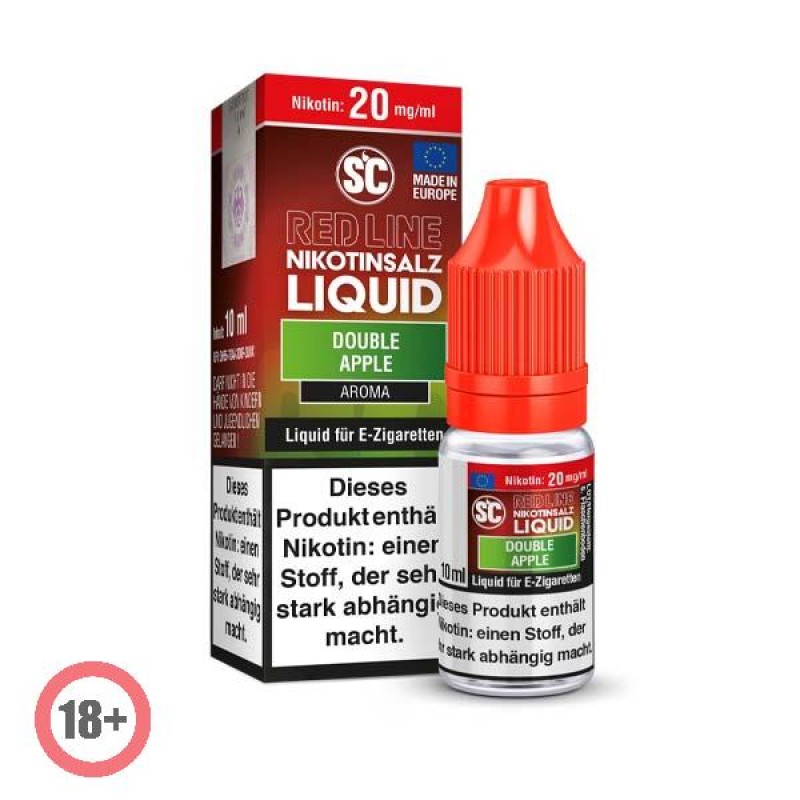 SC RED LINE Double Apple Nikotinsalz Liquid 10ml 2...
