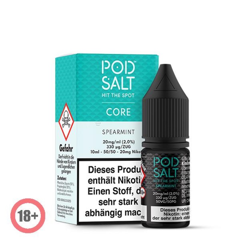 Pod Salt Spearmint Nikotinsalz Liquid 10ml 20mg