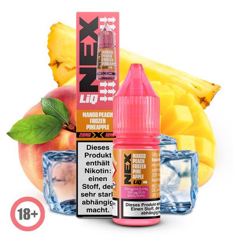 Pod Salt Nexliq Mango Peach Frozen Pineapple Nikot...
