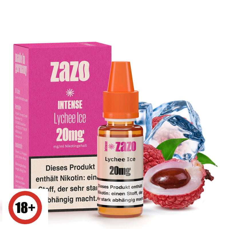 ZAZO INTENSE Lychee Ice Nikotinsalz Liquid 10ml 20...