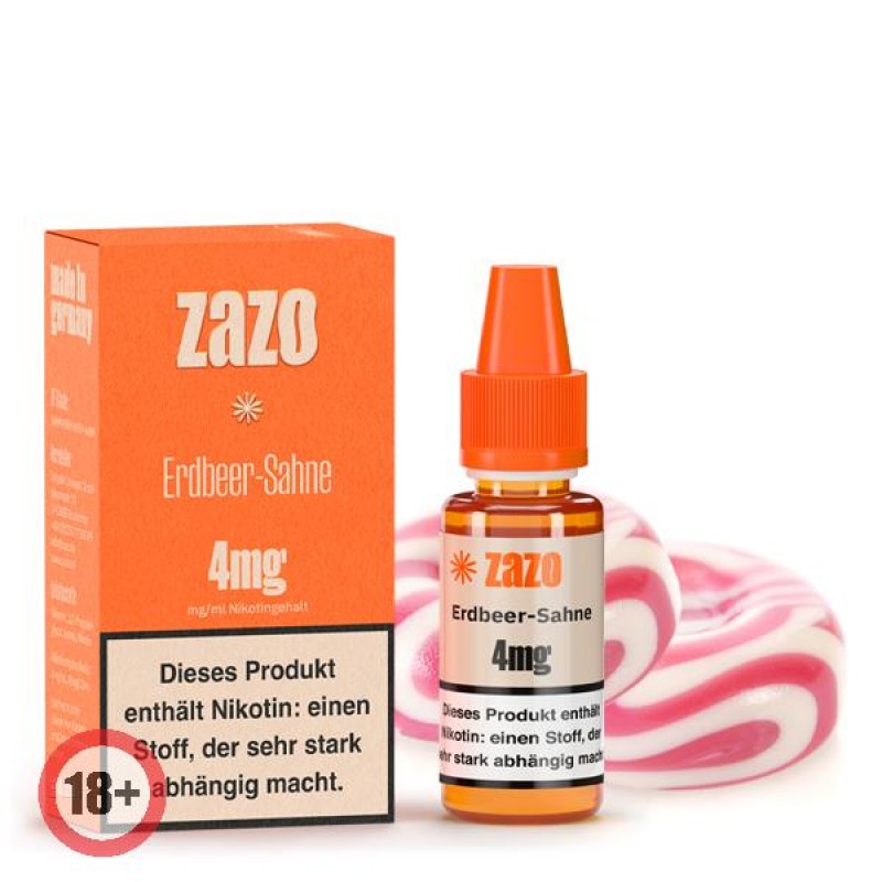 ZAZO Classics Erdbeer-Sahne Liquid 10ml
