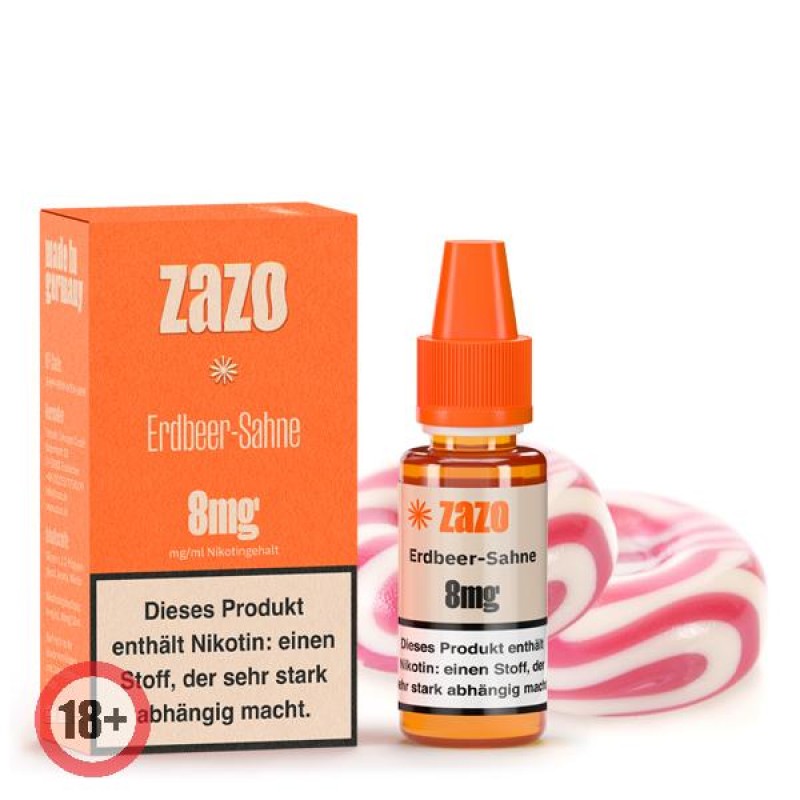 ZAZO Classics Erdbeer-Sahne Liquid 10ml