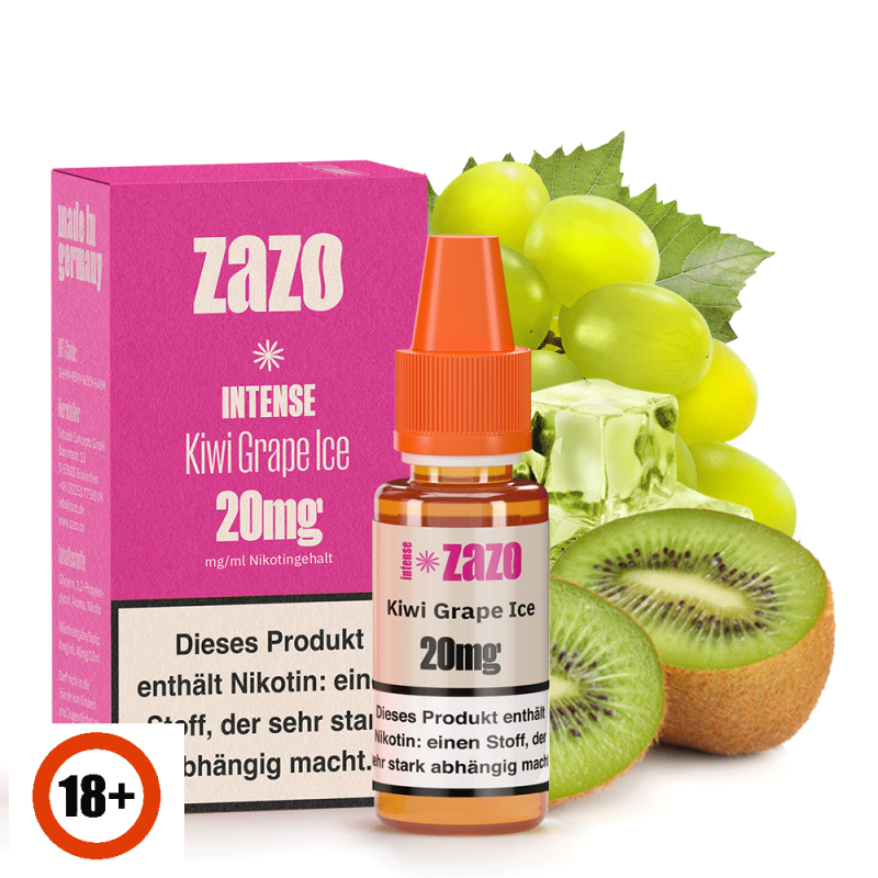 ZAZO INTENSE Kiwi Grape Ice Nikotinsalz Liquid 10m...