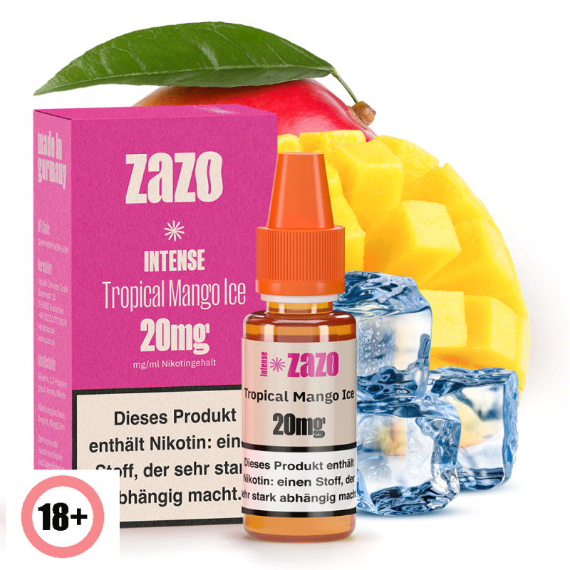 ZAZO INTENSE Tropical Mango Ice Nikotinsalz Liquid...