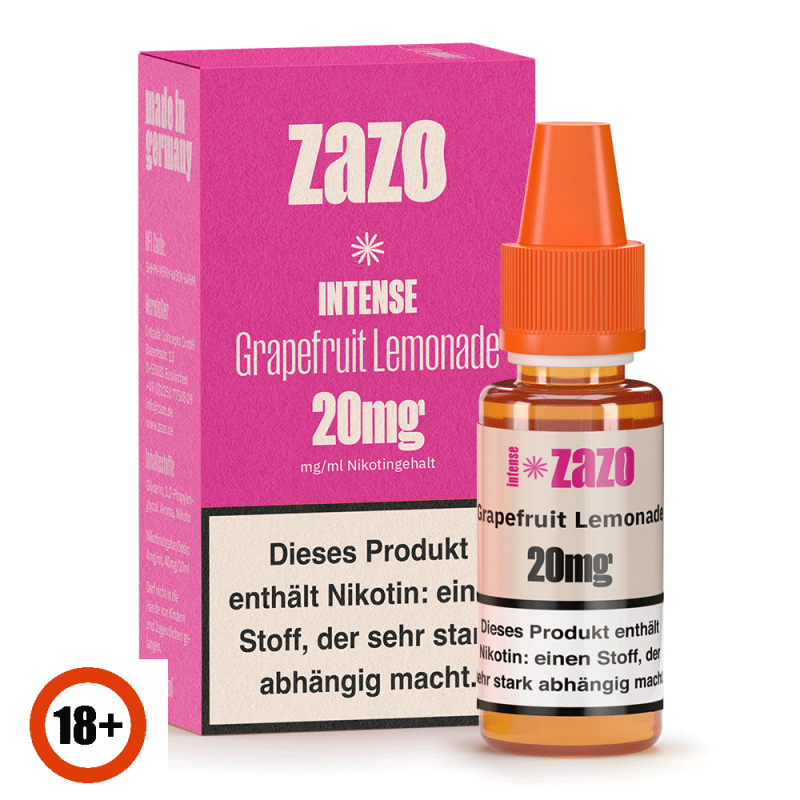 ZAZO INTENSE Grapefruit Lemonade Nikotinsalz Liquid 10ml 20mg