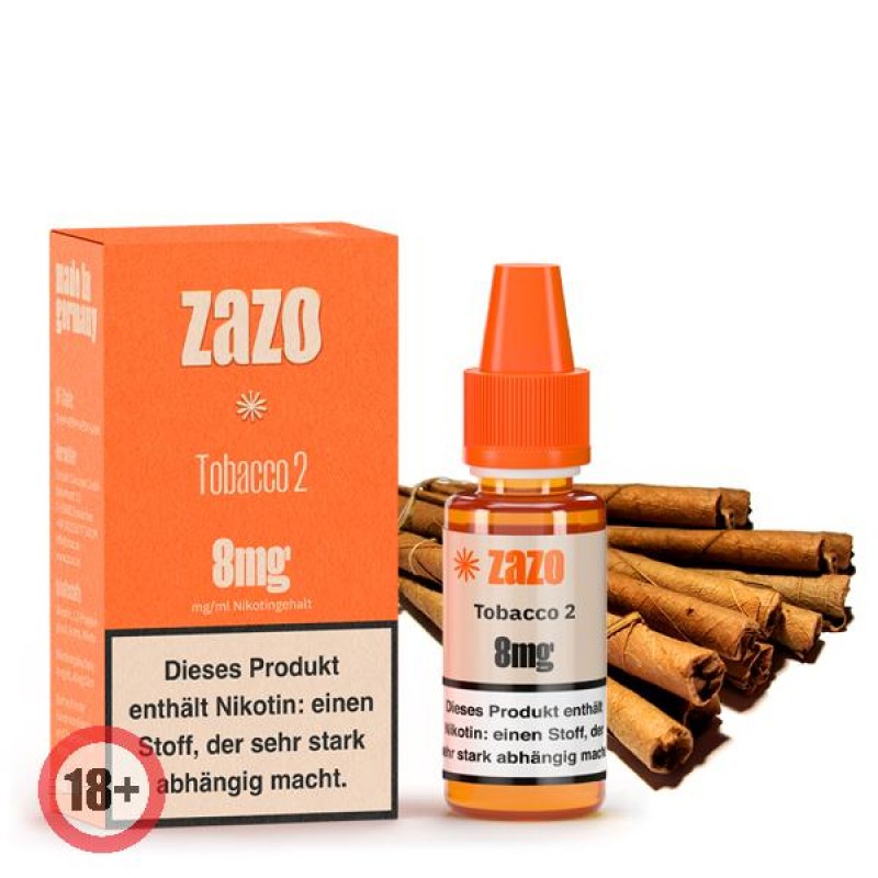 ZAZO Classics Tobacco 2 Liquid 10ml