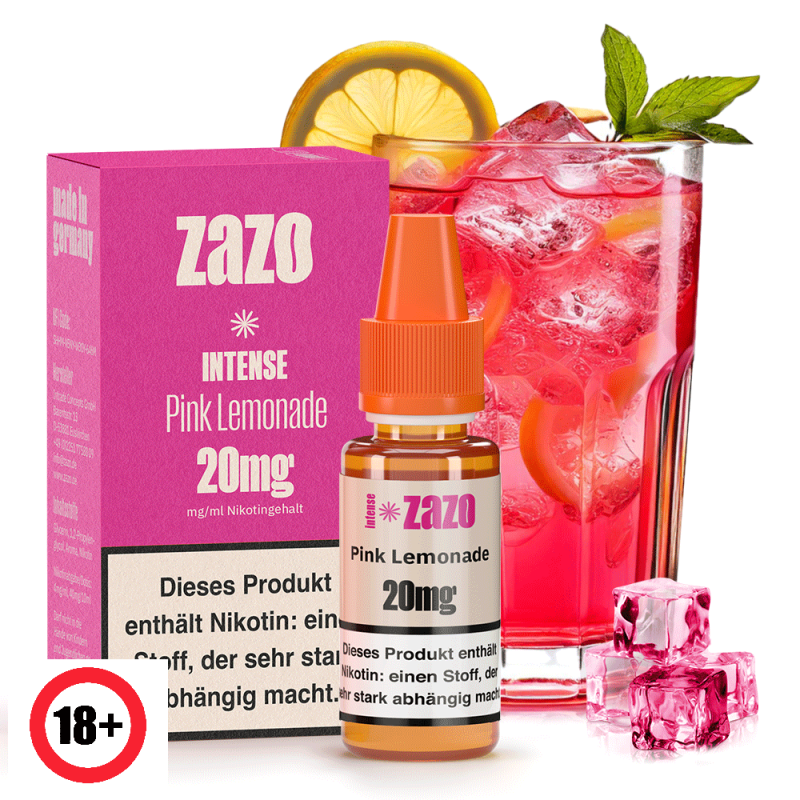 ZAZO INTENSE Pink Lemonade Nikotinsalz Liquid 10ml...