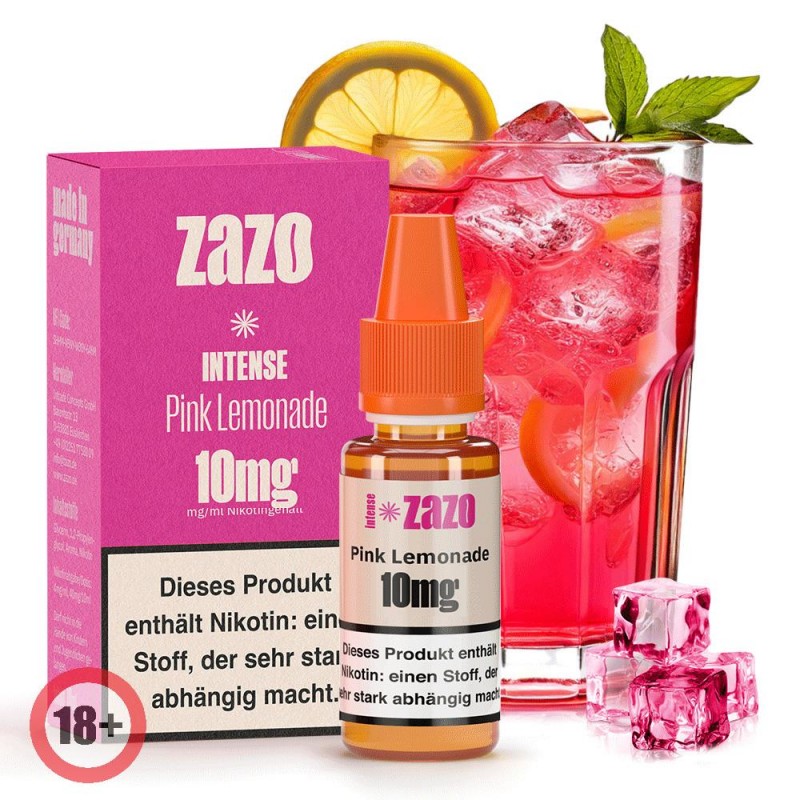 ZAZO INTENSE Pink Lemonade Nikotinsalz Liquid 10ml...