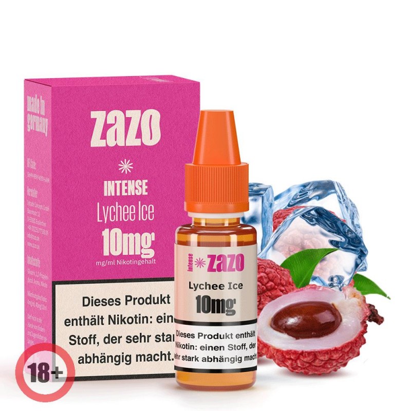 ZAZO INTENSE Lychee Ice Nikotinsalz Liquid 10ml 10...