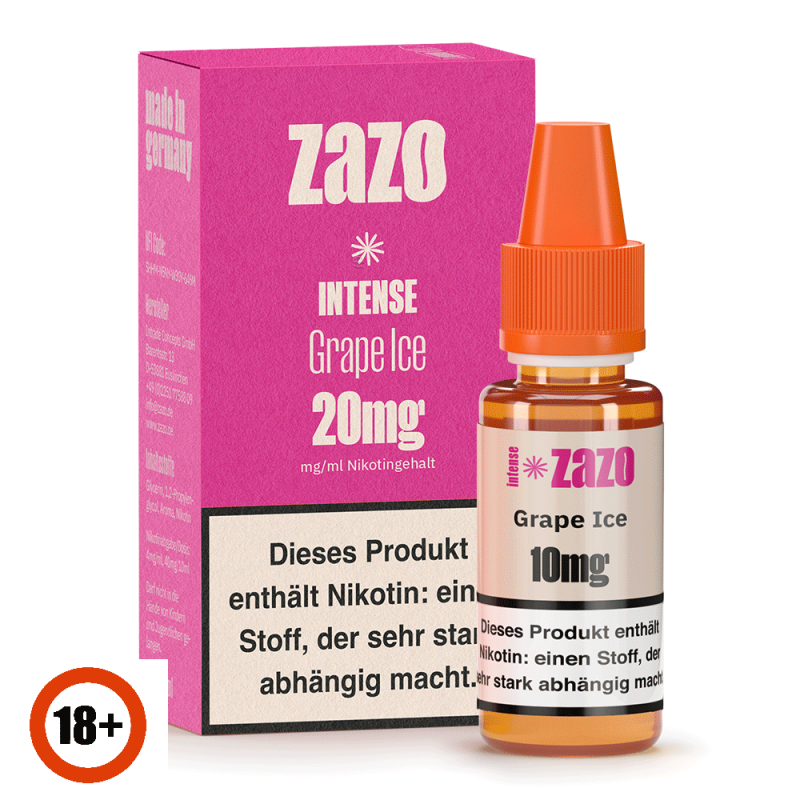 ZAZO INTENSE Grape Ice Nikotinsalz Liquid 10ml 20mg