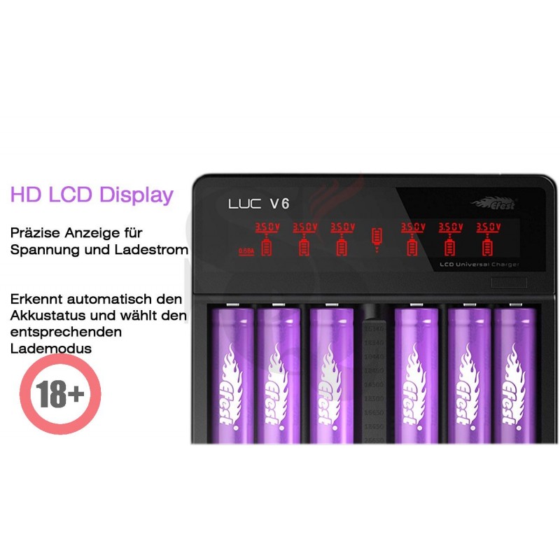 Efest LUC V6 Ladegerät