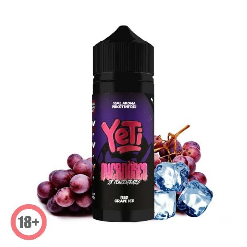 Yeti Overdosed Red Grape Ice Aroma 10ml