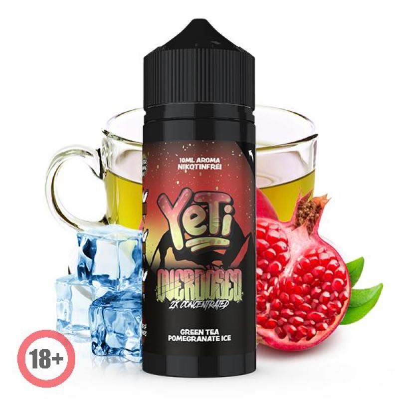 Yeti Overdosed Green Tea Pomegranate Ice Aroma 10m...