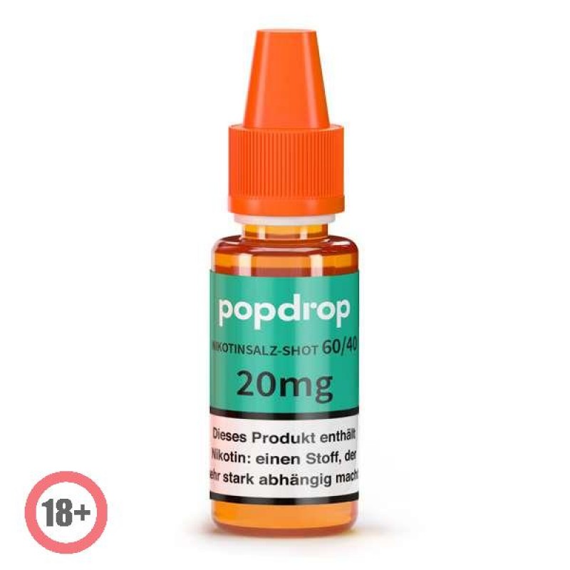 Popdrop Nikotinsalz Shot 60/40 20mg