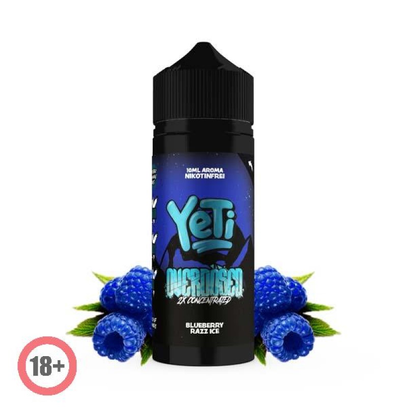 Yeti Overdosed Blueberry Razz Ice Aroma 10ml